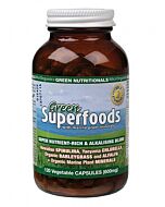 Green Nutritionals Green Superfoods Vegan Capsules (600mg) 120 caps