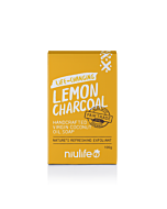 Niulife Lemon Charocal Virgin Coconut Oil Soap 100g