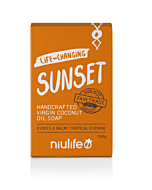 Niulife Sunset Virgin Coconut Oil Soap 100g