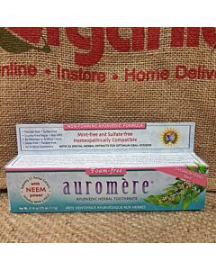Auromere Toothpaste Ayurvedic Cardamom Fennel 117g