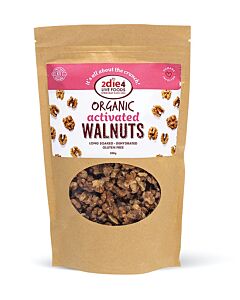 2die4 Activated Organic Walnuts 300g