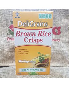 Deligrain Brown Rice Crisps Multigrain 100g