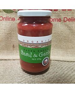 Spiral Organic Basil and Garlic Pasta Sauce 375g