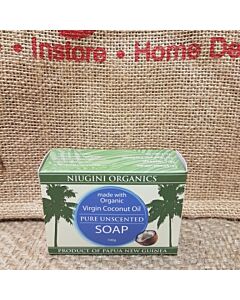 Niugini Organics Coconut Oil Soap Pure (Unscented) 100g