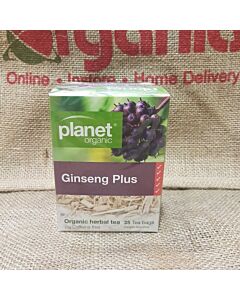 Planet Organic Ginseng Plus Tea x 25 bags