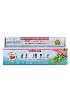 Auromere Toothpaste Ayurvedic Cardamom Fennel 117g