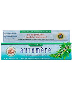 Auromere Toothpaste Ayurvedic Fresh Mint 117g