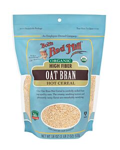 Bob's Red Mill Organic Oat Bran Cereal 510g