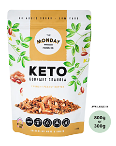 The Monday Food Co Granola Crunchy Peanut Butter 800g