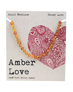 Amber Love Adult's Necklace Honey Love 46cm