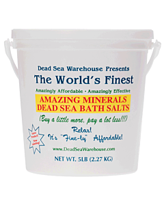 Dead Sea Warehouse Dead Sea Bath Salts Bucket 2.27kg