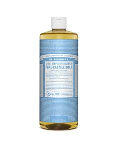 Dr Bronner's Pure Castile Soap Baby Unscented 946ml