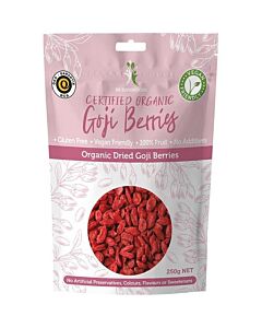 Dr Superfoods Dried Goji Berries Certified Organic 250g