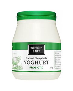 Meredith Dairy Natural Sheep Milk Yoghurt Probiotic 1kg 