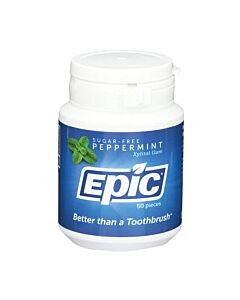 Epic Xylitol Chewing Gum Peppermint 50pc