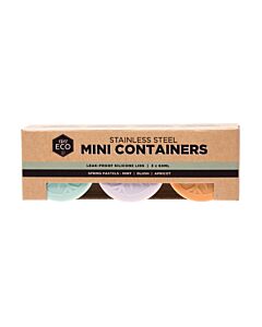 Ever Eco Stainless Steel Mini Containers 3pk