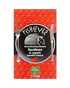 Fish4Ever Sardines in Organic Tomato Sauce 120g