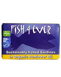 Fish4Ever Sardines in Sunflower Oil 120g