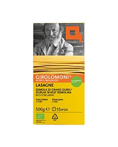 Girolomoni Organic Durum Wheat Semolina Lasagne 500g