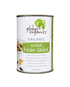 Global Organics Mixed Bean Salad 400g