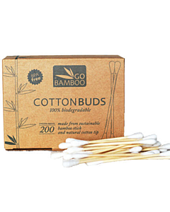 Go Bamboo Cotton Buds 200pk