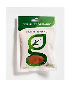Gourmet Organic Cayenne Pepper 30g