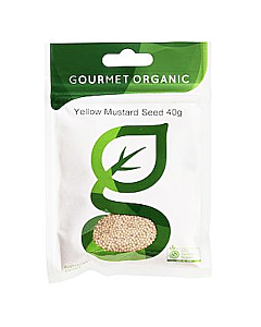 Gourmet Organic Yellow Mustard Seeds 40g