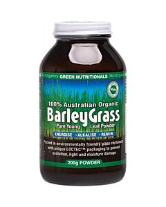 Green Nutritional Barleygrass 100% Australian Organic 200g