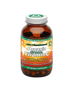 Green Nutritionals Organic Green Vitamin C 120 Caps