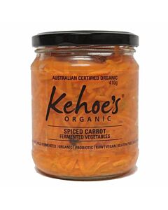 Kehoe's Certified Organic Spiced Carrots 410g