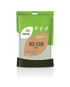 Lotus Rice Flour White Organic 500g