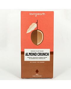 Loving Earth Almond Crunch Chocolate 80g