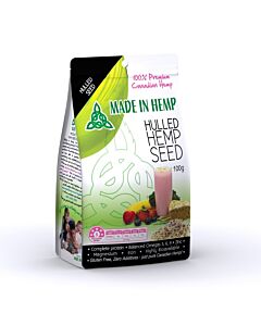 Made in Hemp Certified Organic Hulled Hemp Seed 100g