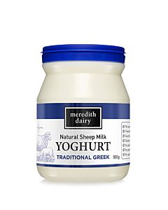 Meredith Dairy Natural Sheep Milk Yoghurt Traditional Greek 500g