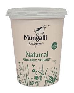 Mungalli Creek Natural Organic Yogurt Biodynamic Yogurt