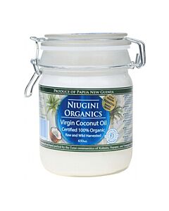 Niugini Organic 100% Organic Virgin Coconut Oil 650ml