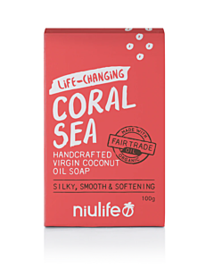 Niulife Coral Sea Virgin Coconut Oil Soap 100g