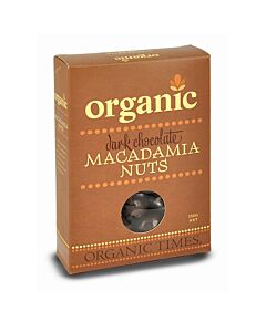Organic Times Dark Chocolate Macadamia Nuts 150g
