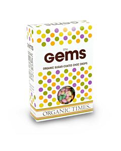 Organic Times "Little Gems" Chocolate Drops 200g