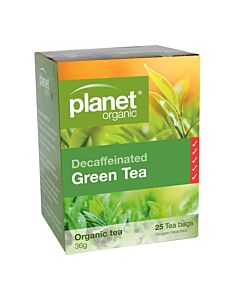 Planet Organic Decaffeinated Green Tea x 25 bags