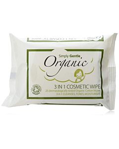 Simply Gentle Cosmetic Wipe 25 Wipes