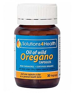 Solutions 4 Health Oil Of Wild Oregano 30 Caps 