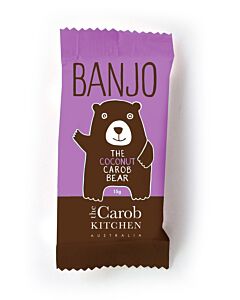 The Carob Kitchen Banjo Coconut Carob Bear 15g