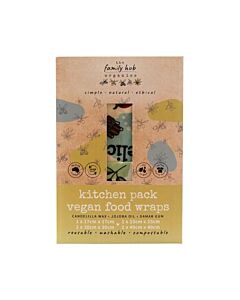 The Family Hub Organics Vegan Food Wraps 4pk 