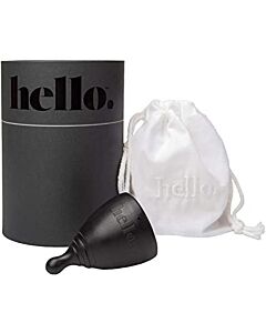 The Hello Menstrual Cup S/M Black