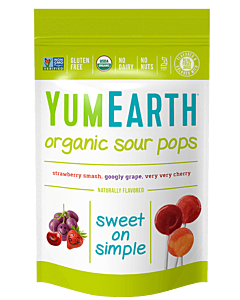 Yumearth Organic Sour Lollipops 14pc