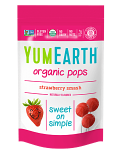 Yumearth Organic Strawberry Lollipops 14pc